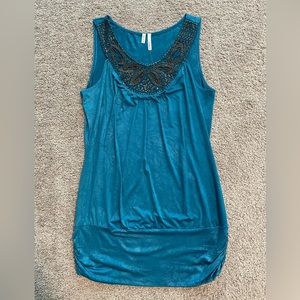 Studio Y Teal Dress - Medium